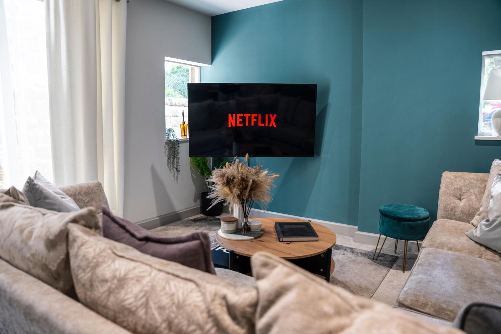 Spring Mount Huge Luxury Full Apartment- Harrogate Centre-Two Extremely Comfy Kingsize Bedrooms-Fully Equipped Modern Kitchen-Cosy Living Room With Huge Tv Eksteriør billede